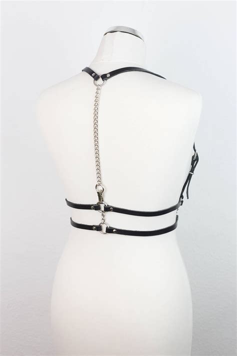 NEW Bilateral Leather BODY HARNESS Etsy