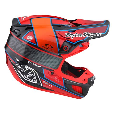 Troy Lee Designs Se Carbon Team Helmet Red Tld Offroad