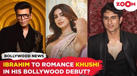 Ibrahim Ali Khan To Romance Khushi Kapoor In His Bollywood Debut For