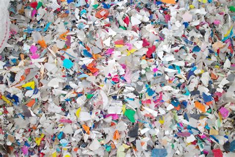 Shredded Plastic Bottles Waste Stock Photo Adobe Stock