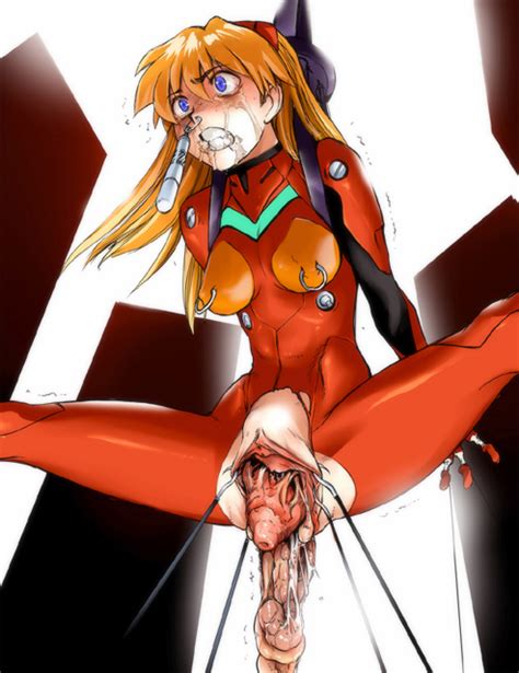 Rule 34 Artist Request Asuka Langley Sohryu Auburn Hair Blue Eyes Bodily Fluids Bodysuit