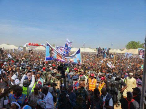 Massive Crowd As Tinubu Storms Atiku S Adamawa State Photos Video