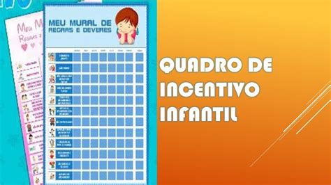 Quadro De Incentivo Para Imprimir Editável Quadro De Incentivo Infantil