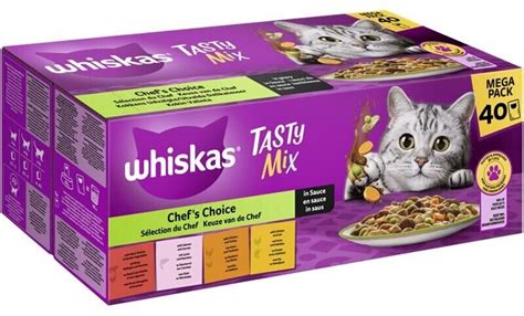 Whiskas TASTY MIX Mega Pack Katze Nassfutter Chef S Choice In Sauce Ab