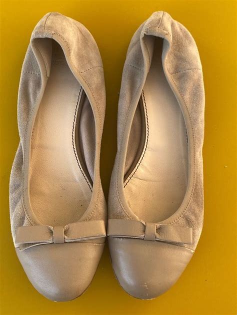 Navyboot Beige Ballerinas Mit Schleife Gr Kaufen Auf Ricardo