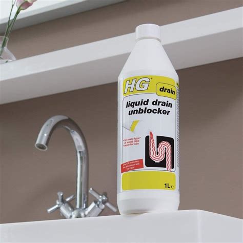 Hg 3 X Liquid Drain Unblocker 1l Unblocks Your Drain Within 30 Minutes Uk Grocery