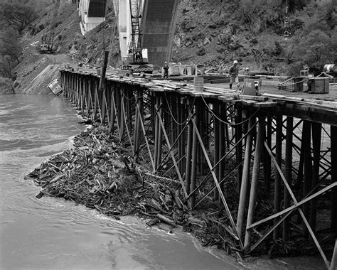 Construction Of The Oroville Dam The Nations Tallest Dam Began In