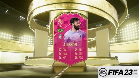 Futties Alisson Review 98 Futties Alisson Player Review Fifa 23