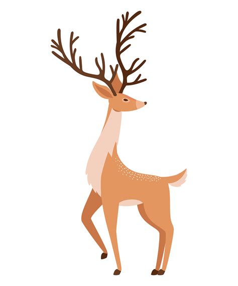 nice reindeer illustration 4430137 Vector Art at Vecteezy