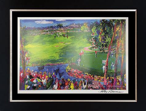 Sold Price: LeRoy Neiman Hand signed Lithograph Golf - July 6, 0118 10: ...