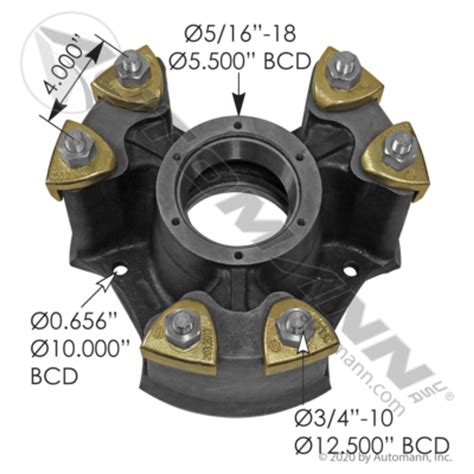 150t3151 15 3 Spoke Wheel Trailer Hub Sadler Power Train Inc