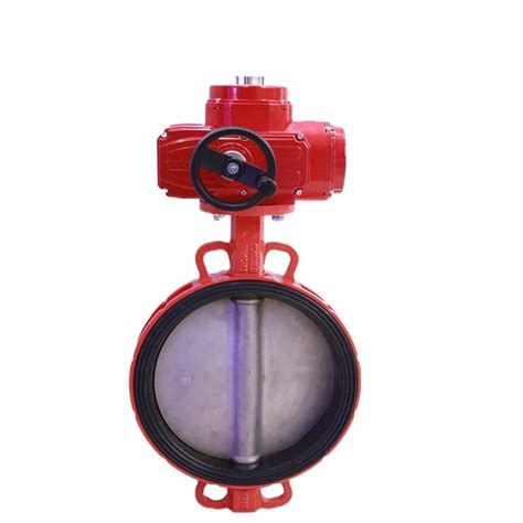 Covna Hk Ex D Dn Explosion Proof Electric Wafer Butterfly Valve Cast