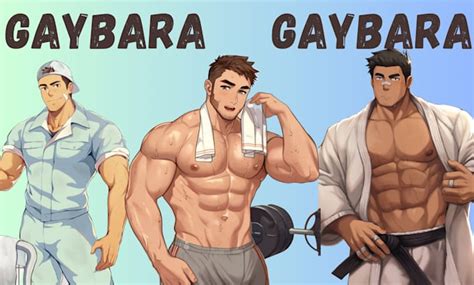 Draw Muscled Gay Bara Anime Couple Yaoi Gay Couple Bara Illustration By Wills Blessing Fiverr