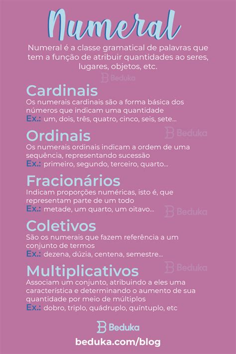 Aprenda o que É numeral – Artofit 