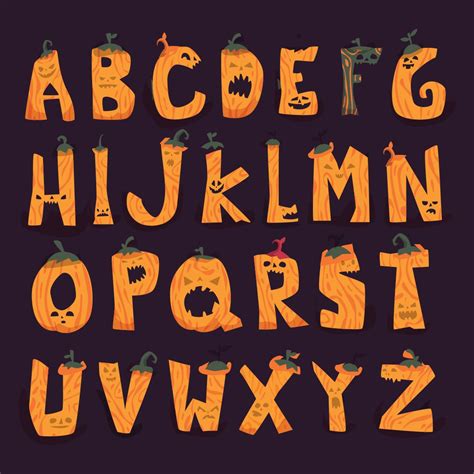 Halloween Letters - 15 Free PDF Printables | Printablee