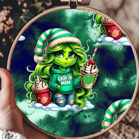 The Grinch Fabric Panel Etsy