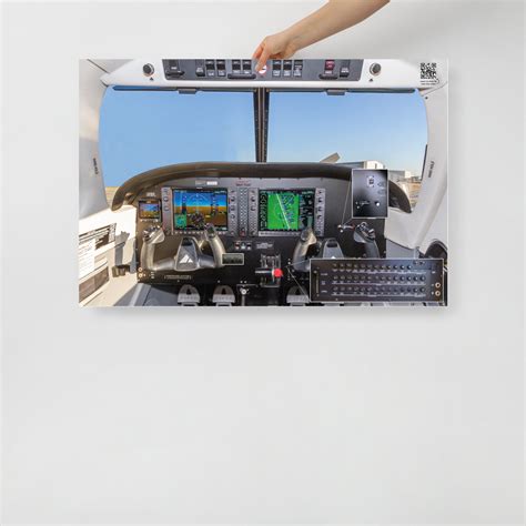 G1000 Piper Archer Tx Chair Fly Poster 24x36 Thrust Flight
