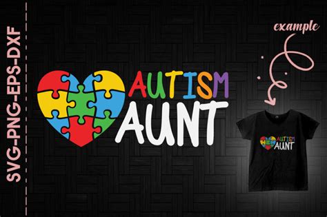 Autism Aunt By Utenbaw Thehungryjpeg