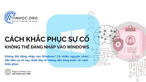 Cách khắc phục sự cố không thể đăng nhập vào Windows TINHOC ORG