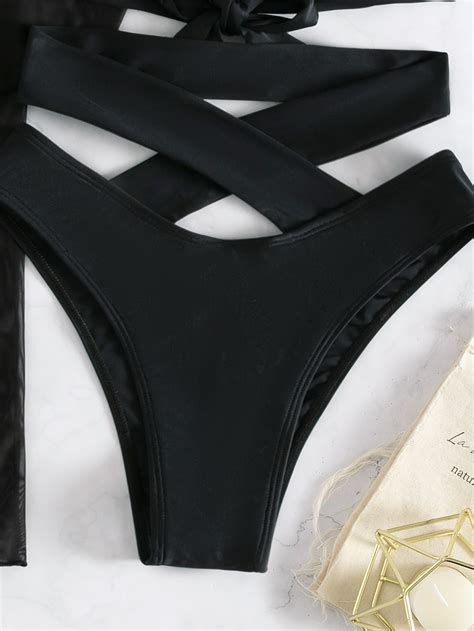 Pcs Criss Cross Bikini Set Shein Uk