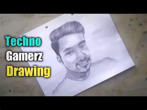 Techno Gamerz Drawing How To Draw Techno Gamerz Drawing Of Techno