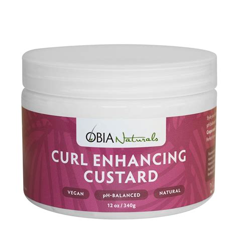 Obia Naturals Curl Enhancing Custard Argon Oil Moisturizing Booster