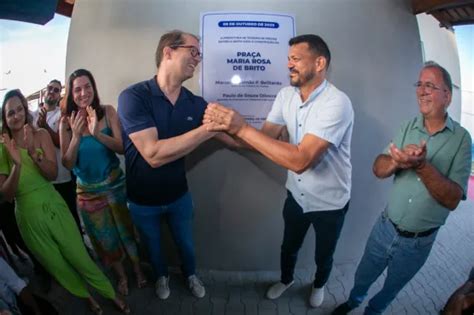 Prefeito Dr Marcelo Belitardo Inaugura A Pra A Maria Rosa De Brito No