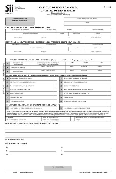 Pdf Solicitud De Modificacion Al F Catastro De Pdf Fileuso