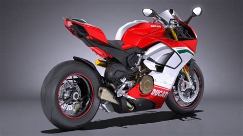 Ducati Panigale Speciale V4 2018 3d Model 159 3ds C4d Fbx Lwo