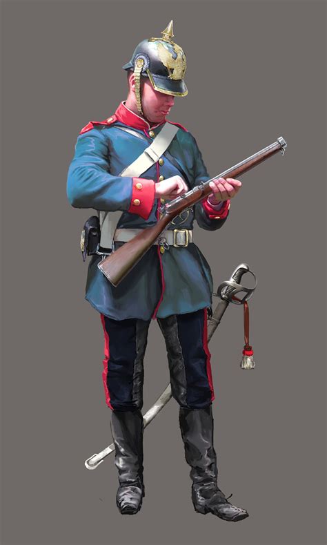 Prussian Dragoon Franco Prussian War 1870 1871 By Manulacanette On