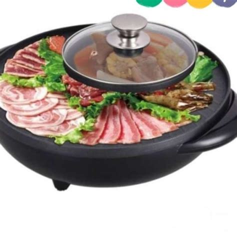 Promo Pan Grill Suki Listrik Bbq Panggangan Hot Pot Diskon Di Seller Hayzastore Kota