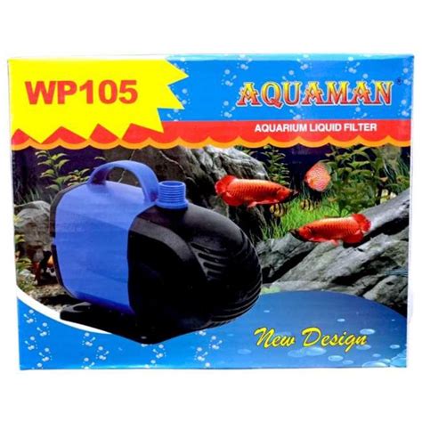 Jual Pompa Kolam Hidroponik Aquarium AQUAMAN WP 105 Poma Celup 2800LPH