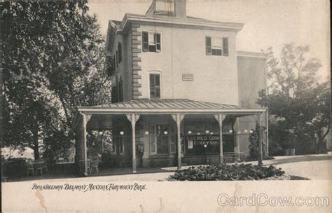 Phildephia Belmont Mansion Fairmont Park Philadelphia Pa Postcard