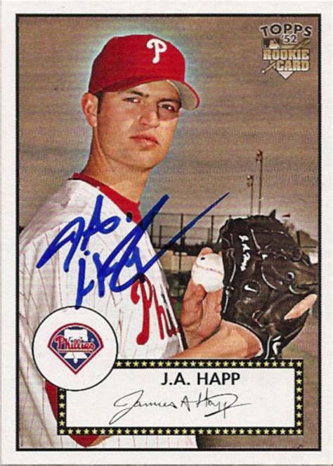 auto matic   people  topps  ja happ