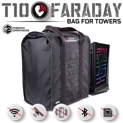 Mission Darkness T10 Faraday Bag For Computer Towers And Xl Electronics