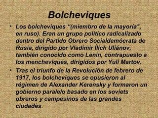 Bolcheviques Ppt