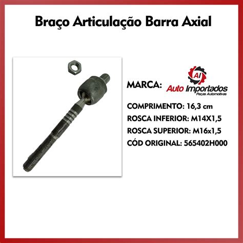 Par Terminal Braço Axial Dianteiro Hyundai i30 2009 Até 2012 Auto