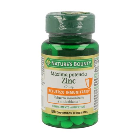 Comprar Zinco Gluconato De Zinco 100 Comprimidos De 25mg Nature S