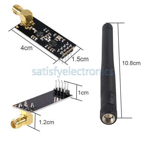 Nrf L Pa Lna Sma Antenna Wireless Transceiver Communication Module