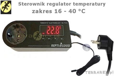 Termostat Sterownik Elektroniczny RG TE 16 Termoregulator Terrarium