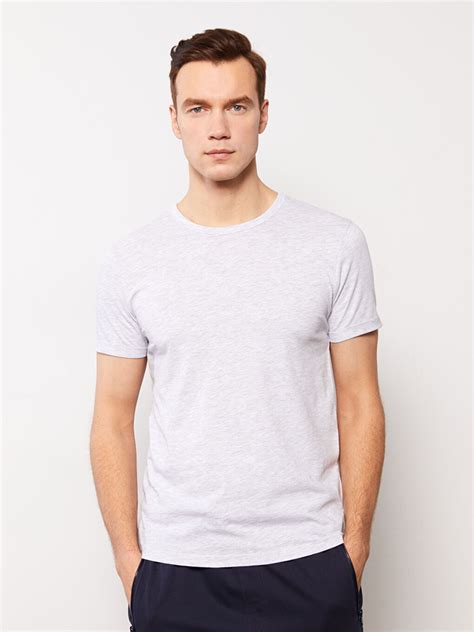 Crew Neck Short Sleeve Combed Cotton Men S T Shirt S Z Lak