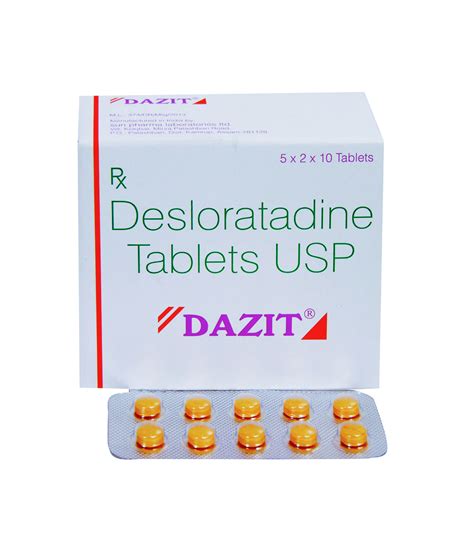 Buy Dazit Desloratadine Mg Tablets Online Aipctshop