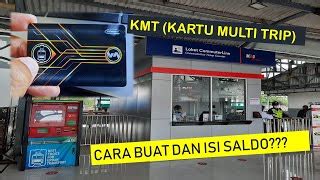 Kartu Multi Trip Krl Commuter Line Cara Beli Isi Saldo Pakai Naik Krl