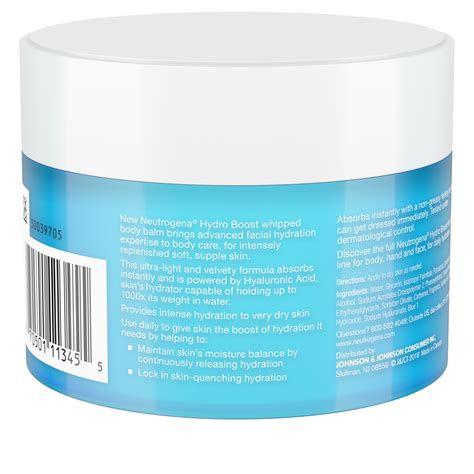 Neutrogena Hydro Boost Hyaluronic Acid Whipped Body Balm 6 7 Oz