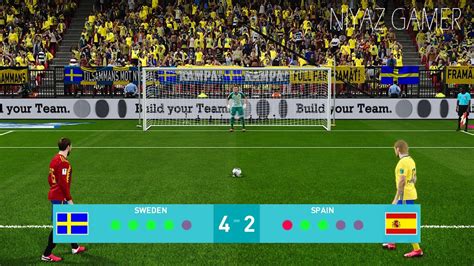 Pes Sweden Vs Spain Euro Penalty Shootout Gameplay Pc