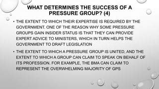 Pressure Groups The Big Picture Ppt