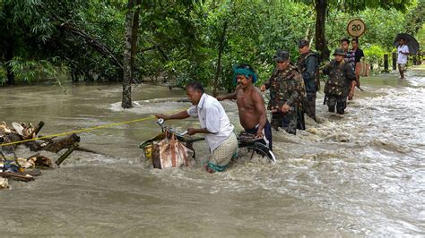 Assam Floods Key Highlights The Death Toll Remained At 86 With 13 Districts In The State Still