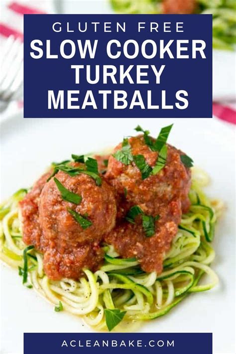 Slow Cooker Turkey Meatballs Gluten Free Paleo Whole Recipe In