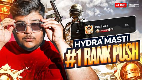 🇮🇳 Finally Top 30 Conqueror Rank Push 🏆 Road To 250k Bgmi Live