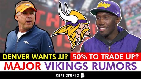 Major Vikings Rumors Chance To Trade Up In Nfl Draft Denver